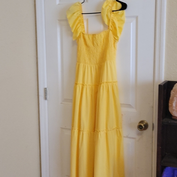Johnny Becca, yellow maxi dress - Picture 3 of 5